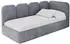 ALTDECOR Vely Jugendbett mit Bettkasten, grau, 100x200cm