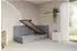 ALTDECOR DEXY Jugendbett mit Bettkasten 80x200cm, grau (800001939005)