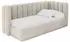 ALTDECOR HUGY Jugendbett mit Bettkasten, 80x200cm, beige (800001941507)