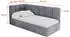 ALTDECOR DEXY Jugendbett mit Bettkasten, 90x200cm, grau (800001942033)