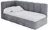 ALTDECOR DEXY Jugendbett mit Bettkasten, 90x200cm, grau (800001942033)