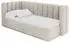 ALTDECOR HUGY Jugendbett mit Bettkasten, beige, 90x200cm (800001941199)