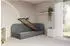 ALTDECOR JAXY Jugendbett mit Bettkasten 80x200cm, dunkelgrau, Polsterbett