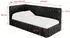 ALTDECOR MULY Jugendbett mit Bettkasten, 90x200cm, schwarz (800001939523)