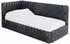 ALTDECOR MULY Jugendbett mit Bettkasten 90x200, dunkelgrau (800001942598)