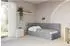 ALTDECOR BEMY Jugendbett mit Bettkasten, 100x200cm, grau (800001941597)