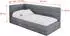 ALTDECOR BEMY Jugendbett mit Bettkasten, 100x200cm, grau (800001941597)