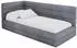 ALTDECOR BEMY Jugendbett mit Bettkasten, 100x200cm, grau (800001941597)