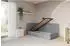ALTDECOR ELSY Jugendbett mit Bettkasten, 90x200cm, grau (800001941243)