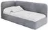 ALTDECOR ELSY Jugendbett mit Bettkasten, 90x200cm, grau (800001941243)