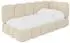 ALTDECOR AVRY Jugendbett mit Bettkasten 100x200cm, beige (800001942784)