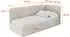 ALTDECOR Elsy Jugendbett mit Bettkasten 90x200 beige, Velours (800001941150)