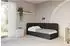 ALTDECOR Elsy Jugendbett mit Bettkasten 80x200, Polster, schwarz (800001941218)