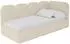 ALTDECOR Vely Jugendbett mit Bettkasten und Matratze, 80x200cm, beige (800001941880)