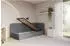 ALTDECOR FIKY Jugendbett mit Bettkasten 80x200cm dunkelgrau (800001942173)