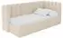ALTDECOR HUGY Jugendbett mit Bettkasten und Lattenrost, 90x200cm, beige (800001941559)