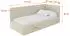 ALTDECOR BEMY Jugendbett mit Bettkasten und Lattenrost, 90x200cm, dunkelbeige (800001941585)