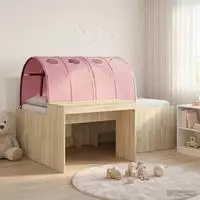 vidaXL Hochbett mit Schreibtisch f&uuml;r Kinder 3 Stk. Holzwerkstoff