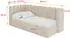 ALTDECOR Hugy Jugendbett mit Bettkasten und Matratze, beige, 80x200cm (800001859346)