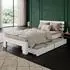 Homestyle4u Einzelbett 90x200 Kiefer weiß, 2 Bettkästen, Lattenrost (3213)
