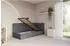 ALTDECOR DEXY Jugendbett mit Bettkasten und Matratze, 80x200cm, dunkelgrau (800001942256)