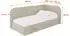 ALTDECOR Jovy Jugendbett mit Bettkasten und Lattenrost, 80x200cm, dunkelbeige (800001942566)