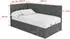 ALTDECOR Lovy Jugendbett mit Bettkasten, 80x200cm, dunkelgrau (800001608989)
