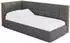 ALTDECOR SOVY Jugendbett mit Bettkasten 90x200 dunkelgrau, Cord (800001939327)