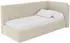 ALTDECOR Aury Jugendbett mit Bettkasten und Lattenrost, 100x200cm, dunkelbeige (800001941654)