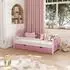 VitaliSpa Jessica Kinderbett 80x160cm rosa, mit Schublade und Matratze (40340)