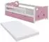 VitaliSpa Jessica Kinderbett 80x160cm rosa, mit Schublade und Matratze (40340)