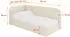 ALTDECOR Jovy Jugendbett mit Bettkasten und Lattenrost, beige, 100x200cm (800001942521)