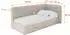 ALTDECOR Aury Jugendbett mit Bettkasten und Lattenrost, beige, 80x200cm