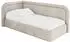 ALTDECOR Jovy Jugendbett mit Bettkasten, Polster, beige, 100x200cm (Casablanca 2301)
