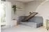 ALTDECOR Jovy Jugendbett mit Bettkasten und Lattenrost, 80x200cm, grau (800001942511)
