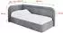 ALTDECOR Jovy Jugendbett mit Bettkasten und Lattenrost, 80x200cm, grau (800001942511)
