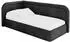 ALTDECOR Jovy Jugendbett mit Bettkasten, Polster, schwarz, 80x200cm (800001942036)