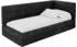ALTDECOR BEMY Jugendbett mit Bettkasten und Lattenrost, 100x200cm, schwarz (800001941494)