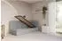 ALTDECOR Vely Jugendbett mit Bettkasten, Polster, grau, 80x200cm (800001941884)