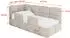 ALTDECOR KIVY Jugendbett mit Bettkasten, Polster, beige, 80x200cm (800001932087)
