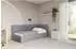 ALTDECOR BEMY Jugendbett mit Bettkasten und Matratze, 100x200cm, grau (800001942155)