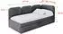 ALTDECOR Alvy Jugendbett mit Bettkasten und Matratze, 80x200cm, dunkelgrau (800001940991)
