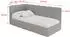 ALTDECOR DEXY Jugendbett mit Bettkasten und Matratze, grau, 90x200cm (800001942043)