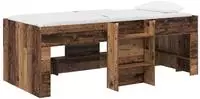 vidaXL Hochbett f&uuml;r Kinder Altholz 100 x 200 cm Holzwerkstoff