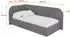 ALTDECOR Jaxy Jugendbett mit Bettkasten und Matratze, 80x200cm, dunkelgrau (800001942836)