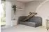 ALTDECOR JAXY Jugendbett mit Bettkasten und Lattenrost, 80x200cm, dunkelgrau (800001941632)