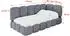 ALTDECOR AVRY Jugendbett mit Bettkasten und Lattenrost, 90x200cm, grau (800001941743)