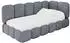 ALTDECOR AVRY Jugendbett mit Bettkasten und Lattenrost, 90x200cm, grau (800001941743)