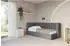 ALTDECOR Hugy Jugendbett mit Bettkasten 80x200cm, dunkelgrau (800001941170)