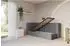 ALTDECOR Hugy Jugendbett mit Bettkasten 80x200cm, dunkelgrau (800001941170)